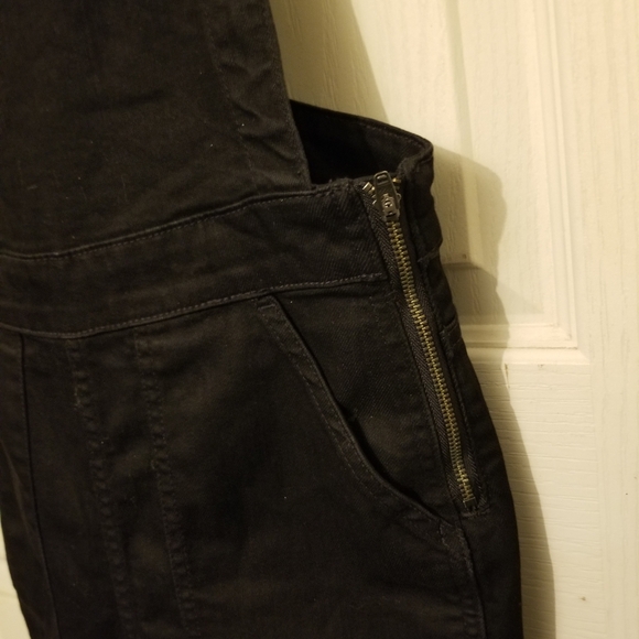 Madewell Cali Demi-Boot Overalls in Black Frost Size Small - Picture 13 of 16